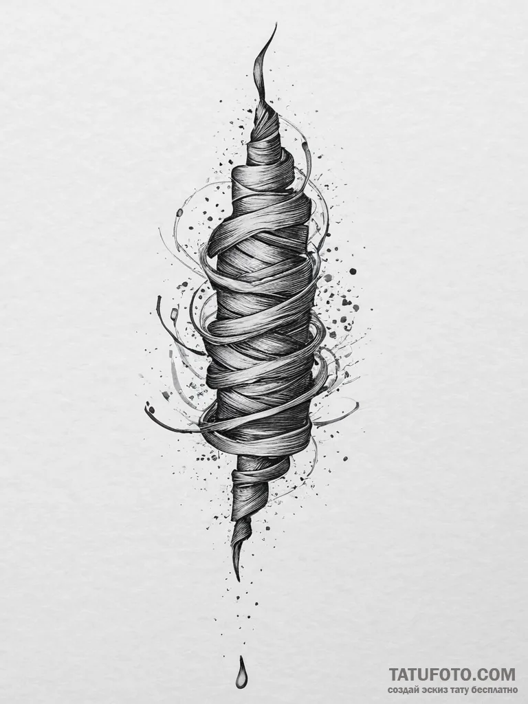Tattoo sketch череп с поршнем, tattoo drawing... - эскиз тату (№1756702103_0, 01.09.2025 04:48) — Tatufoto.com