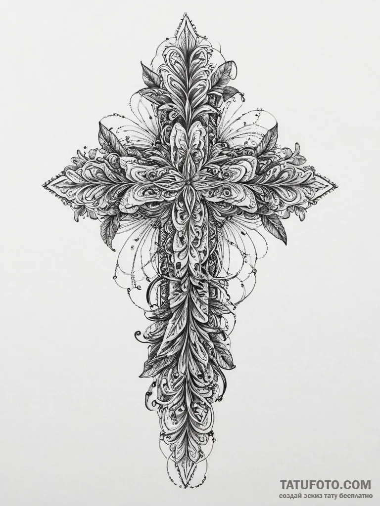 Tattoo sketch basil leaves, tattoo sketch des... - эскиз тату (№1756703664_0, 01.09.2025 05:14) — Tatufoto.com