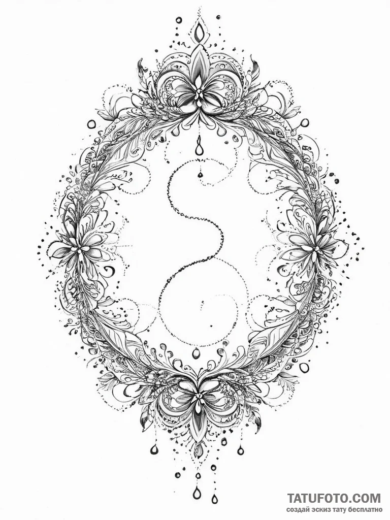 Tattoo sketch celestial music, tattoo drawing... - эскиз тату (№1756703858_0, 01.09.2025 05:17) — Tatufoto.com