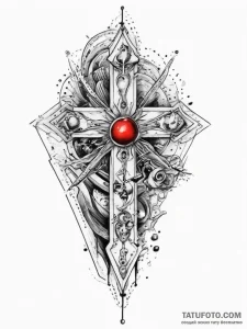 Tattoo sketch cosmic history, tattoo flash sh... - эскиз тату (№1756704443_0, 01.09.2025 05:27) — Tatufoto.com