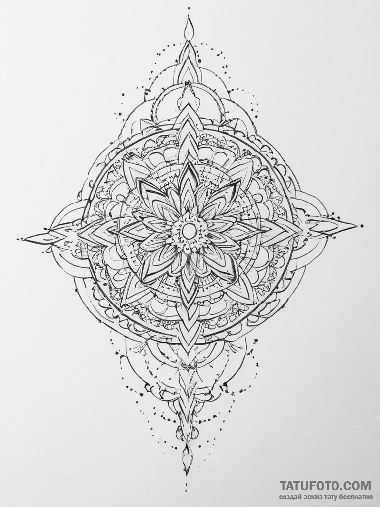 Tattoo sketch magic wand, tattoo drawing outl... - эскиз тату (№1756707403_0, 01.09.2025 06:16) — Tatufoto.com