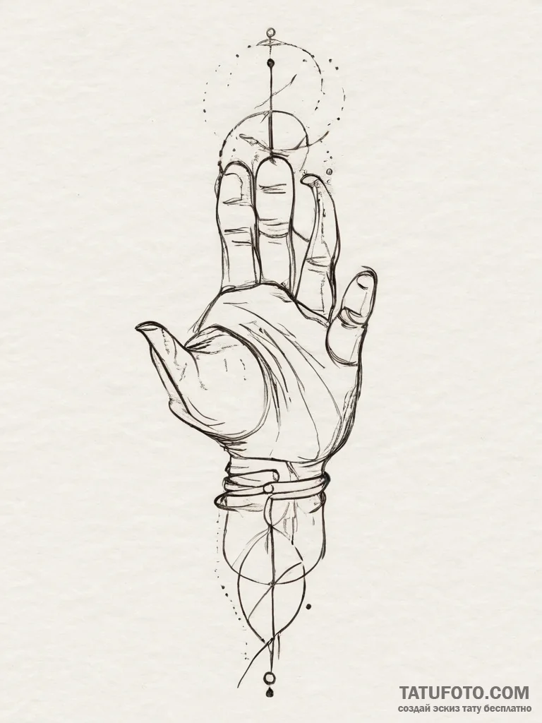 Tattoo sketch holy character, tattoo line art... - эскиз тату (№1756709771_0, 01.09.2025 06:56) — Tatufoto.com