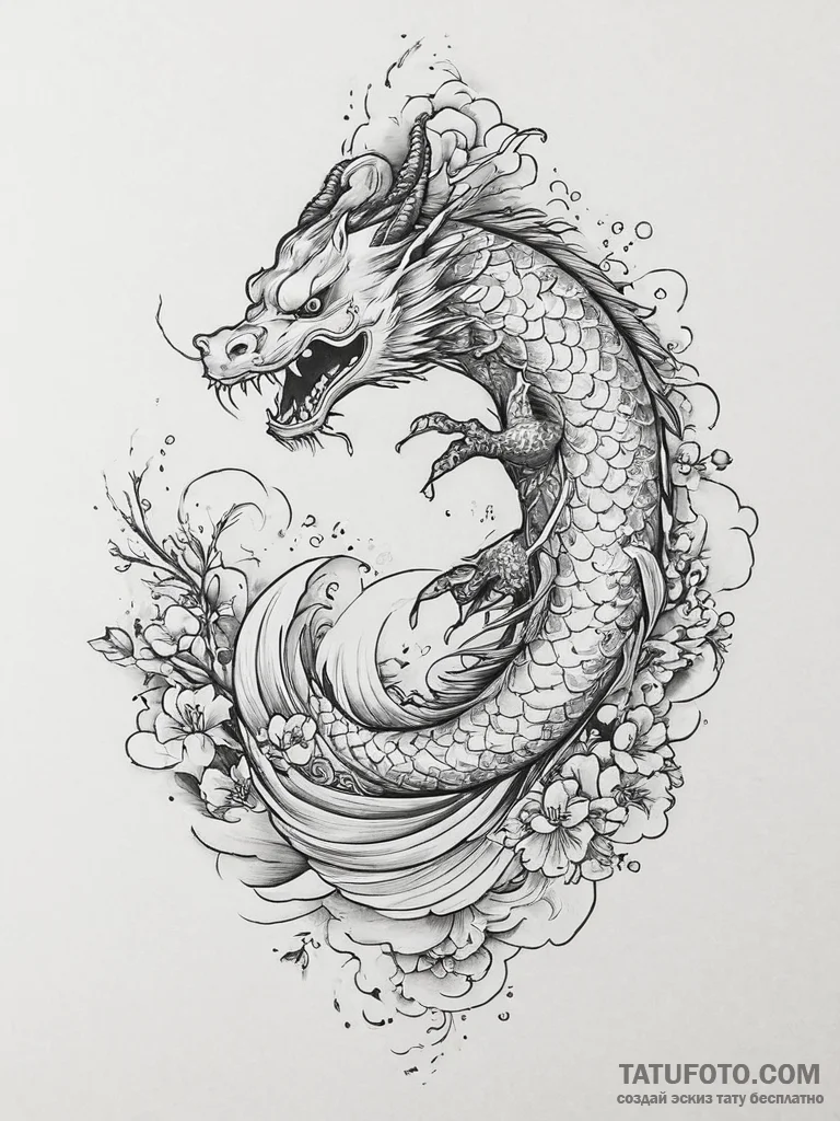 Tattoo sketch a quiet place monster silhouett... - эскиз тату (№1756712936_0, 01.09.2025 07:48) — Tatufoto.com
