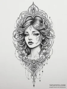 Tattoo sketch nightmare, tattoo drawing outli... - эскиз тату (№1756714515_0, 01.09.2025 08:15) — Tatufoto.com