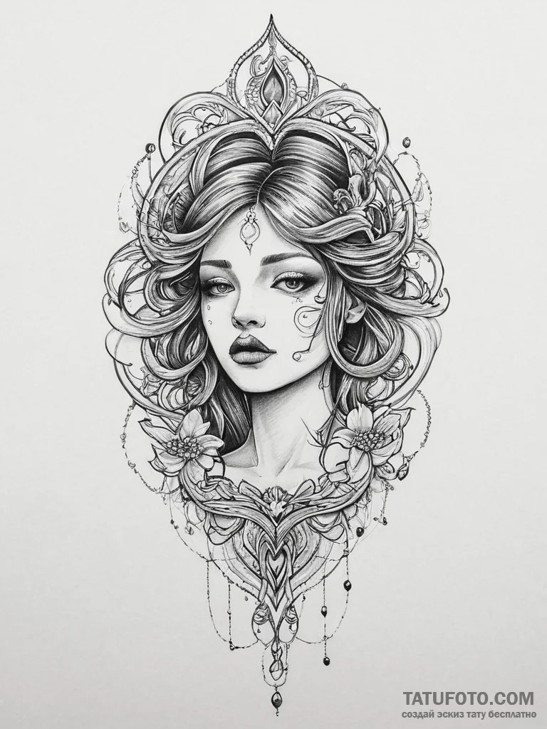 Tattoo sketch nightmare, tattoo drawing outli... - эскиз тату (№1756714515_0, 01.09.2025 08:15) — Tatufoto.com