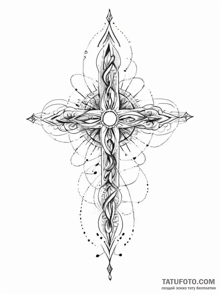 Tattoo sketch cosmic soul, tattoo line art, s... - эскиз тату (№1756719094_0, 01.09.2025 09:31) — Tatufoto.com
