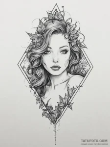 Tattoo sketch poison ivy, tattoo drawing outl... - эскиз тату (№1756722245_0, 01.09.2025 10:24) — Tatufoto.com