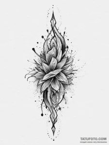 Tattoo sketch onyx, concept art for tattoo, b... - эскиз тату (№1756726617_0, 01.09.2025 11:36) — Tatufoto.com