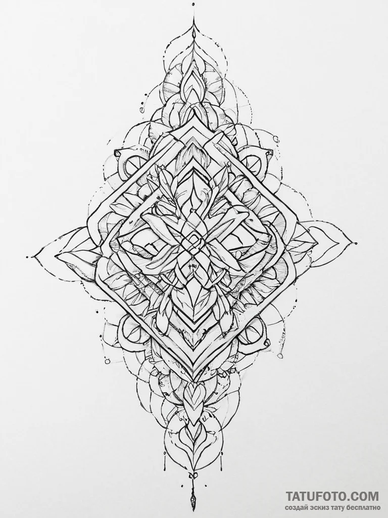 Tattoo sketch weave - эскиз тату (№1756735588_0, 01.09.2025 14:06) — Tatufoto.com