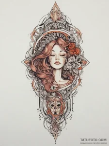 Tattoo sketch arm, concept art for tattoo, mu... - эскиз тату (№1756735981_0, 01.09.2025 14:13) — Tatufoto.com