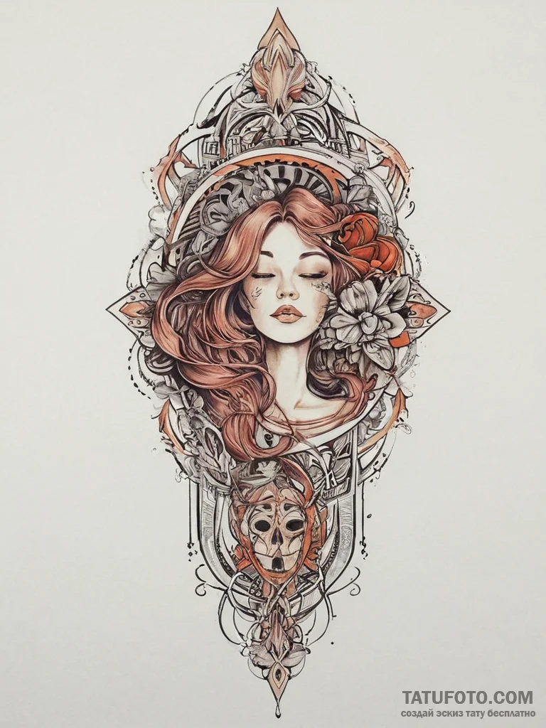 Tattoo sketch arm, concept art for tattoo, mu... - эскиз тату (№1756735981_0, 01.09.2025 14:13) — Tatufoto.com