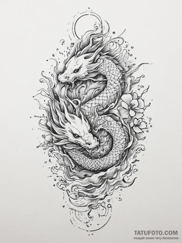 Tattoo sketch holy narrative, tattoo drawing... - эскиз тату (№1756737759_0, 01.09.2025 14:42) — Tatufoto.com