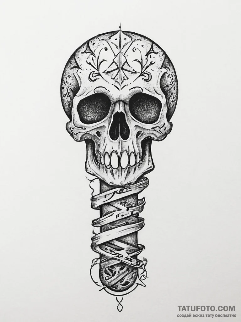 Tattoo sketch bone, tattoo sketch design, mut... - эскиз тату (№1756740320_0, 01.09.2025 15:25) — Tatufoto.com
