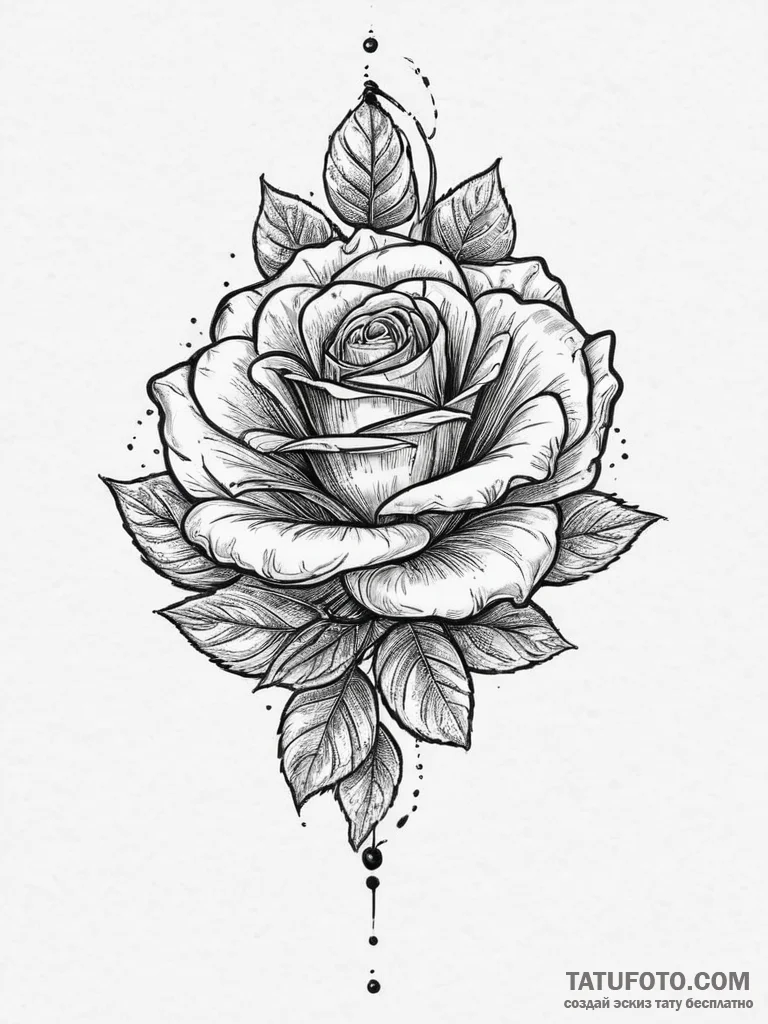 Tattoo sketch hand holding a rose, tattoo fla... - эскиз тату (№1756740909_0, 01.09.2025 15:35) — Tatufoto.com