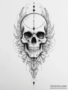 Tattoo sketch death - эскиз тату (№1756742088_0, 01.09.2025 15:54) — Tatufoto.com
