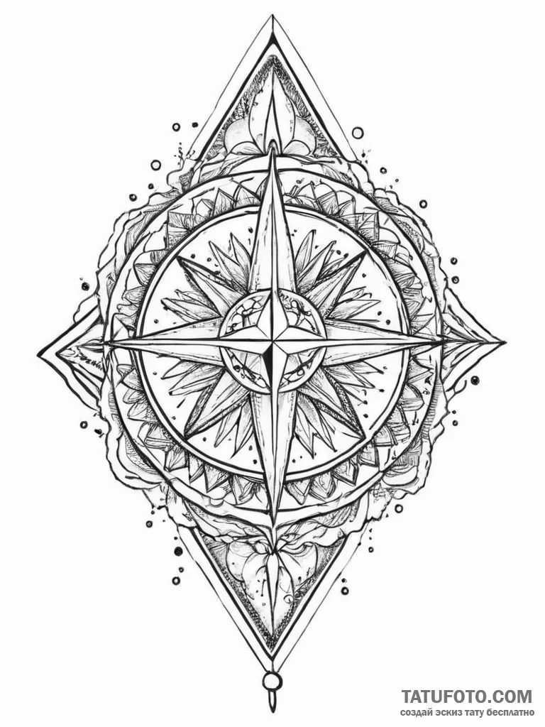 Tattoo sketch tarot card star, tattoo sketch... - эскиз тату (№1756742284_0, 01.09.2025 15:58) — Tatufoto.com