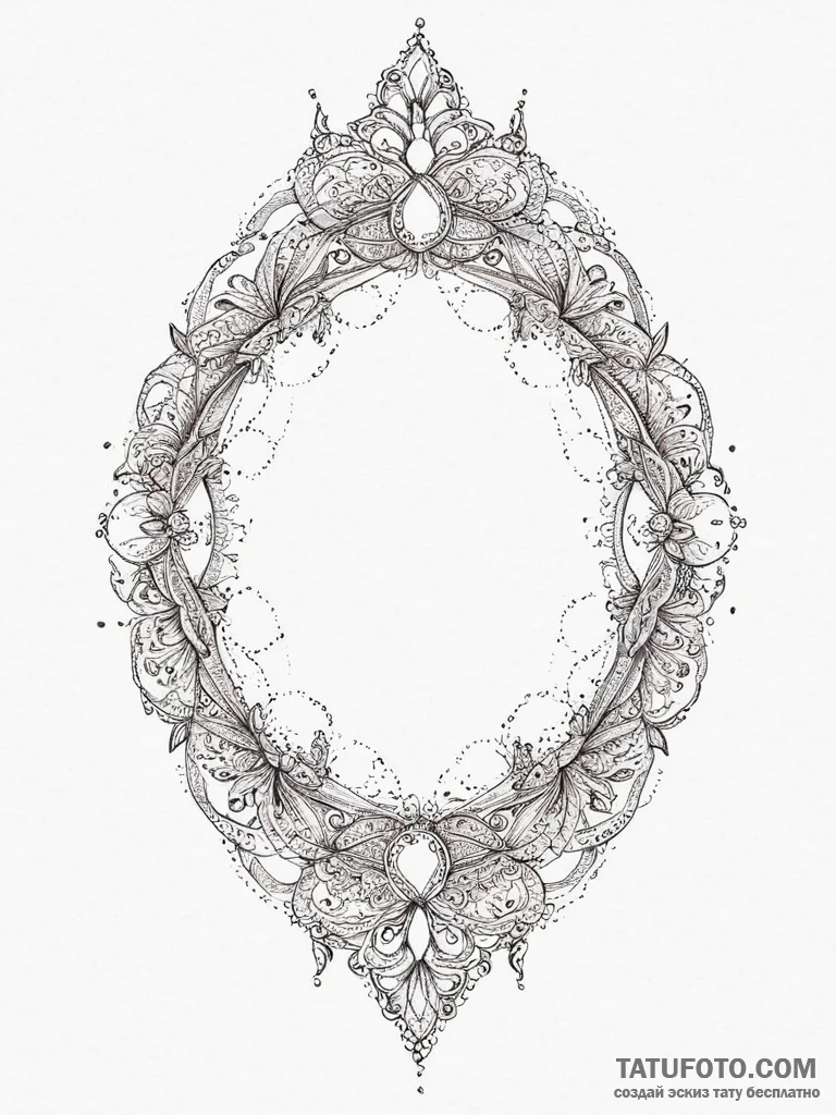 Tattoo sketch omega, tattoo line art, soft wh... - эскиз тату (№1756743857_0, 01.09.2025 16:24) — Tatufoto.com