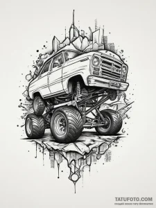Tattoo sketch tank tread, tattoo line art, bo... - эскиз тату (№1756744449_0, 01.09.2025 16:34) — Tatufoto.com