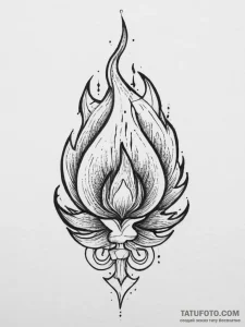 Tattoo sketch fire, tattoo sketch design, bla... - эскиз тату (№1756745235_0, 01.09.2025 16:47) — Tatufoto.com