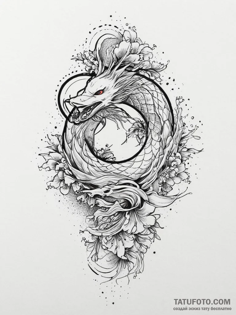 Tattoo sketch raven, tattoo sketch design, bl... - эскиз тату (№1756748967_0, 01.09.2025 17:49) — Tatufoto.com