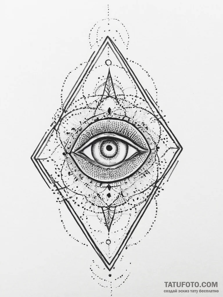 Tattoo sketch spiritual dimension, artistic t... - эскиз тату (№1756763407_0, 01.09.2025 21:50) — Tatufoto.com