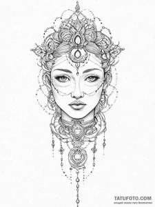 Tattoo sketch a fictional character, tattoo f... - эскиз тату (№1756767601_0, 01.09.2025 23:00) — Tatufoto.com