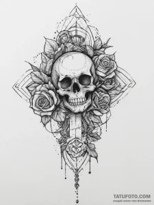 Tattoo sketch secret, concept art for tattoo,... - эскиз тату (№1756788940_0, 02.09.2025 04:55) — Tatufoto.com