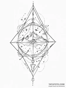 Tattoo sketch cosmic kingdom, tattoo drawing... - эскиз тату (№1756791129_0, 02.09.2025 05:32) — Tatufoto.com