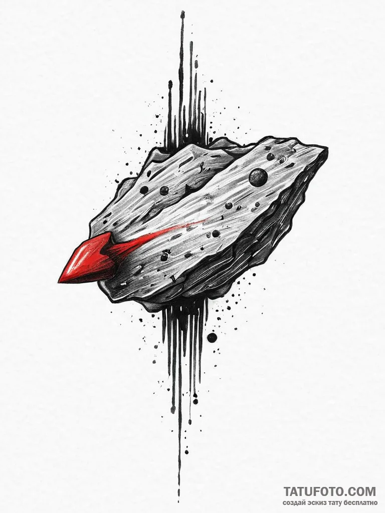 Tattoo sketch asteroid, tattoo sketch design,... - эскиз тату (№1756795664_0, 02.09.2025 06:47) — Tatufoto.com
