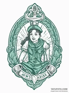 Tattoo sketch green, concept art for tattoo,... - эскиз тату (№1756795860_0, 02.09.2025 06:51) — Tatufoto.com