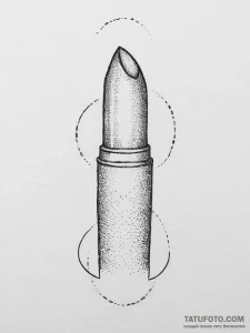 Tattoo sketch lipstick tattoo, tattoo line ar... - эскиз тату (№1756799471_0, 02.09.2025 07:51) — Tatufoto.com