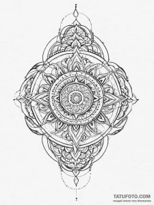 Tattoo sketch mirror, tattoo line art, black... - эскиз тату (№1756799675_0, 02.09.2025 07:54) — Tatufoto.com