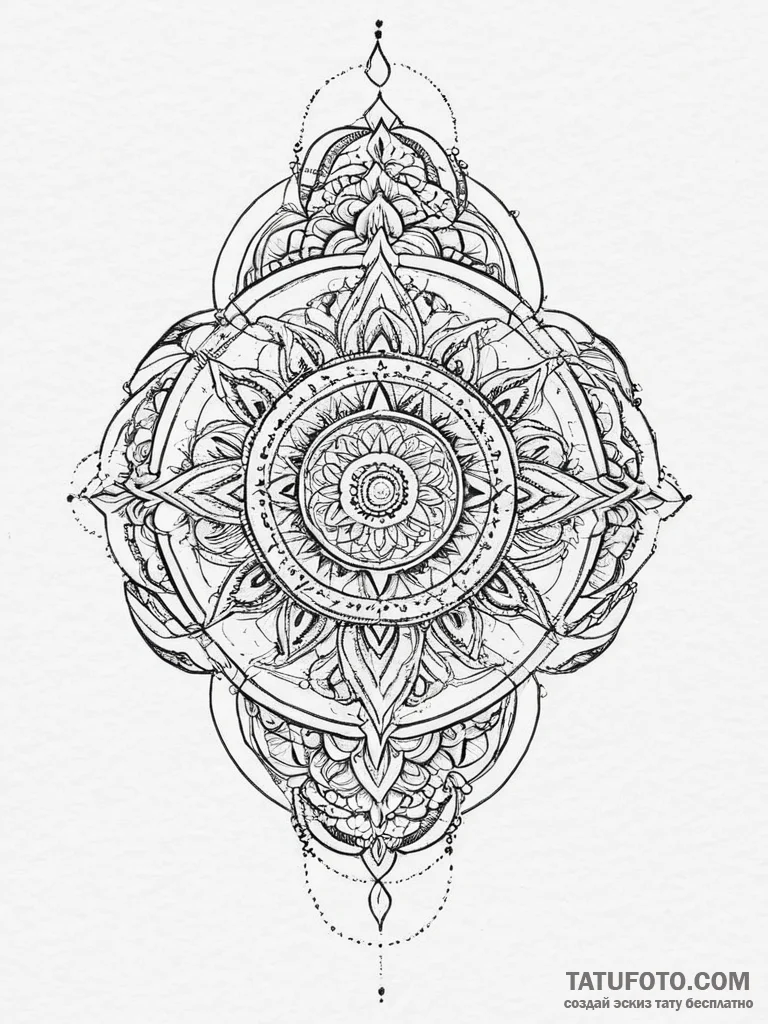 Tattoo sketch mirror, tattoo line art, black... - эскиз тату (№1756799675_0, 02.09.2025 07:54) — Tatufoto.com