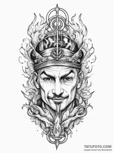 Tattoo sketch smoke, ink illustration for tat... - эскиз тату (№1756801275_0, 02.09.2025 08:21) — Tatufoto.com