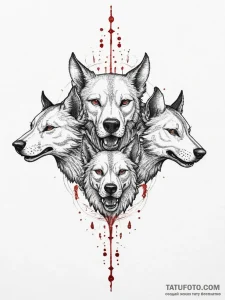 Tattoo sketch cerberus, tattoo sketch design,... - эскиз тату (№1756801471_0, 02.09.2025 08:24) — Tatufoto.com