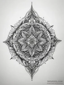 Tattoo sketch cosmic essence, tattoo flash sh... - эскиз тату (№1756885340_0, 03.09.2025 07:42) — Tatufoto.com