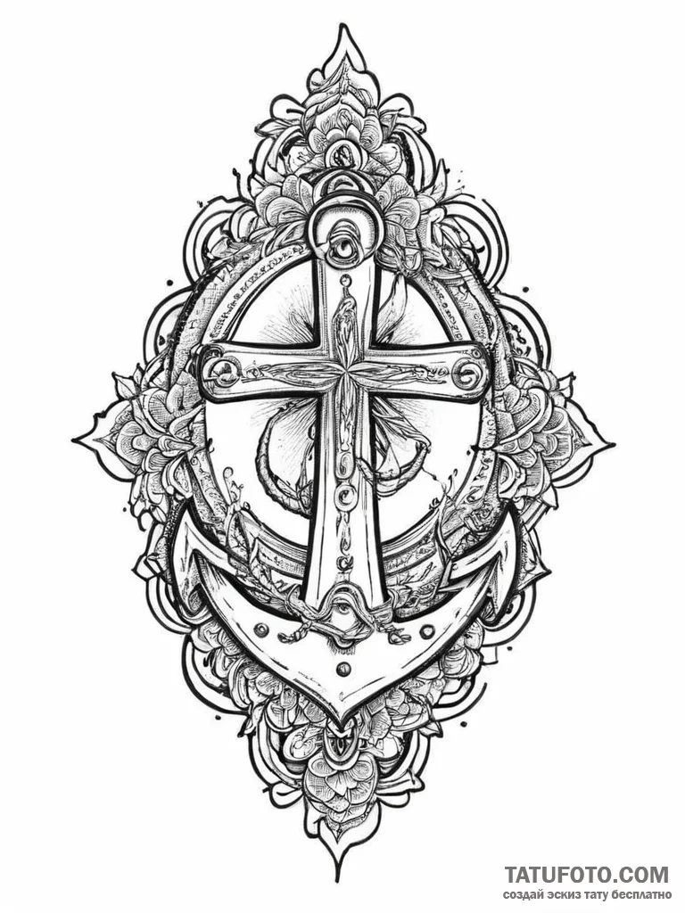 Tattoo sketch blessed creation, tattoo line a... - эскиз тату (№1756885923_0, 03.09.2025 07:52) — Tatufoto.com