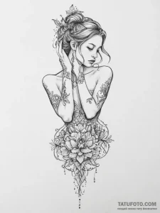 Tattoo sketch desire - эскиз тату (№1756889441_0, 03.09.2025 08:50) — Tatufoto.com