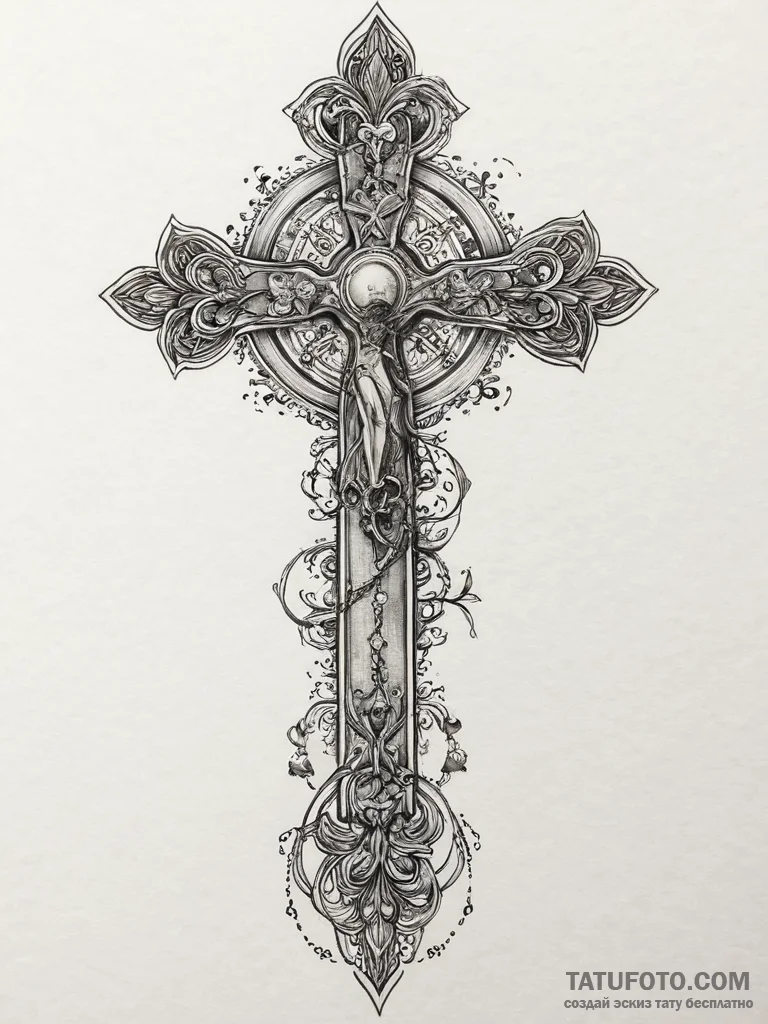 Tattoo sketch mystical art, concept art for t... - эскиз тату (№1756891803_0, 03.09.2025 09:30) — Tatufoto.com
