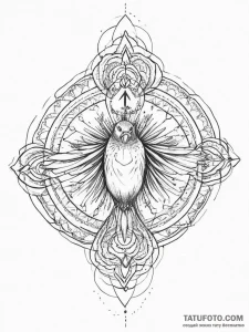 Tattoo sketch crow, tattoo flash sheet design... - эскиз тату (№1756892381_0, 03.09.2025 09:39) — Tatufoto.com
