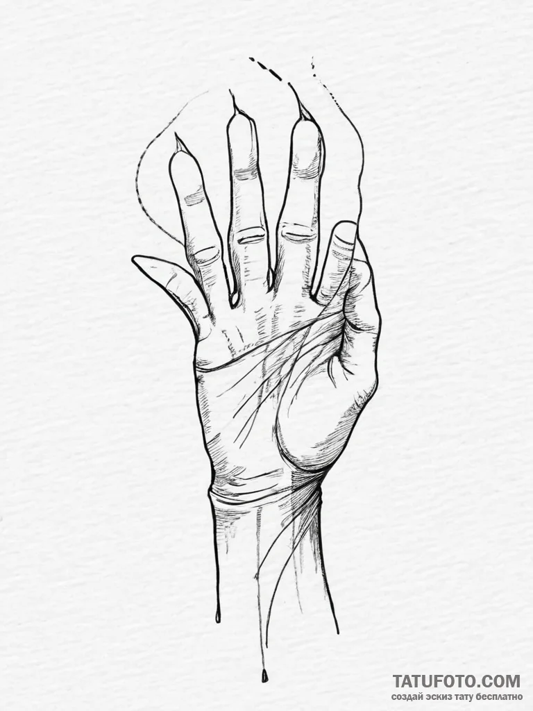 Tattoo sketch desire, ink illustration for ta... - эскиз тату (№1756892961_0, 03.09.2025 09:49) — Tatufoto.com