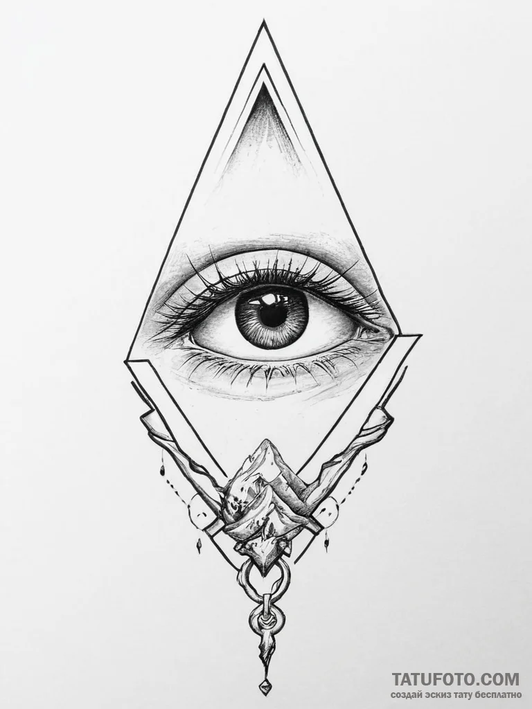 Tattoo sketch cyclops club - эскиз тату (№1756893153_0, 03.09.2025 09:52) — Tatufoto.com
