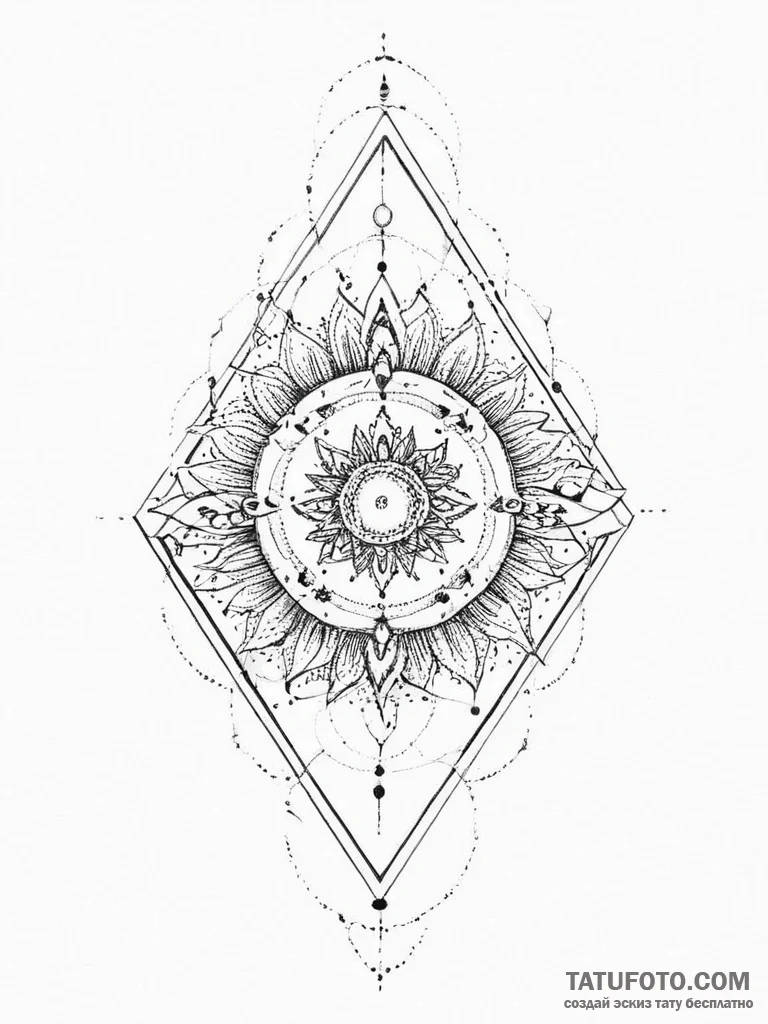 Tattoo sketch mystical self, tattoo drawing o... - эскиз тату (№1756911302_0, 03.09.2025 14:55) — Tatufoto.com