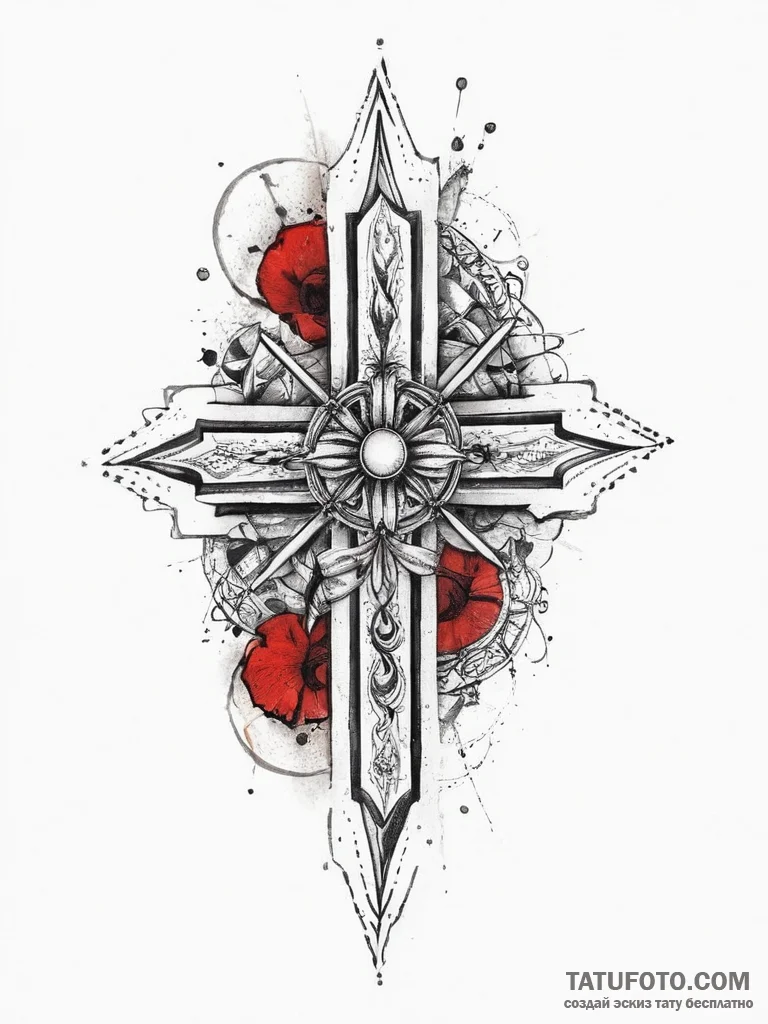 Tattoo sketch geometric watercolor, tattoo sk... - эскиз тату (№1756913488_0, 03.09.2025 15:31) — Tatufoto.com