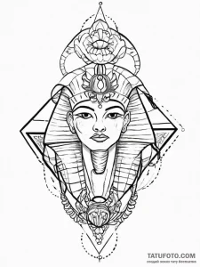 Tattoo sketch sphinx, tattoo line art, black... - эскиз тату (№1756914726_0, 03.09.2025 15:52) — Tatufoto.com