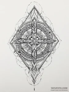 Tattoo sketch perun's axe with a lightning bo... - эскиз тату (№1757001636_0, 04.09.2025 16:00) — Tatufoto.com