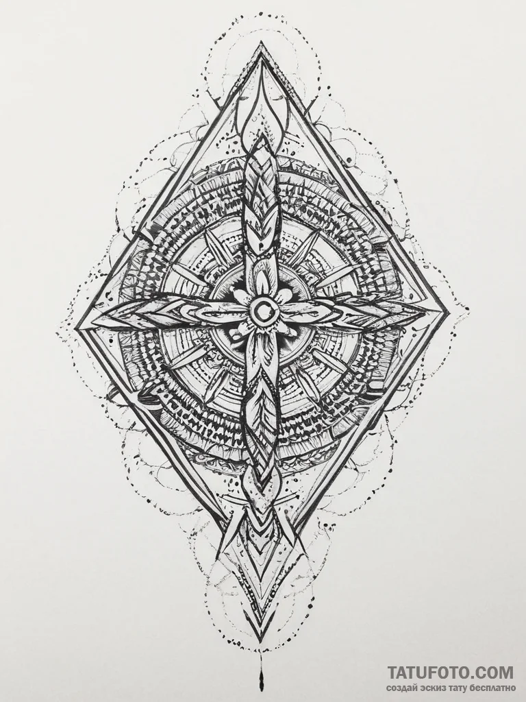 Tattoo sketch perun's axe with a lightning bo... - эскиз тату (№1757001636_0, 04.09.2025 16:00) — Tatufoto.com