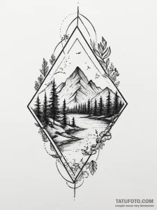 Nature & elements, tattoo flash sheet design,... - эскиз тату (№1757002462_0, 04.09.2025 16:14) — Tatufoto.com