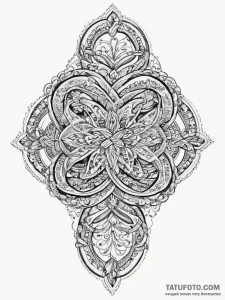 Tattoo sketch hands with a knot, concept art... - эскиз тату (№1757002658_0, 04.09.2025 16:17) — Tatufoto.com