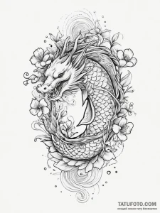 Tattoo sketch intricate lines, tattoo sketch... - эскиз тату (№1757004023_0, 04.09.2025 16:40) — Tatufoto.com